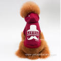 Quality printing cotton luxury custom dog clothes hoodie